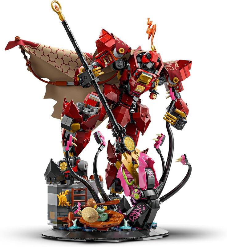 LEGO Ninjago - O Robô Cavaleiro de Fogo 71846 - Brinquedos de